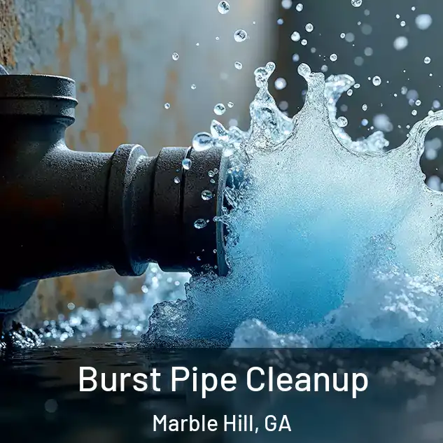  Burst Pipe Cleanup Marble Hill, GA
