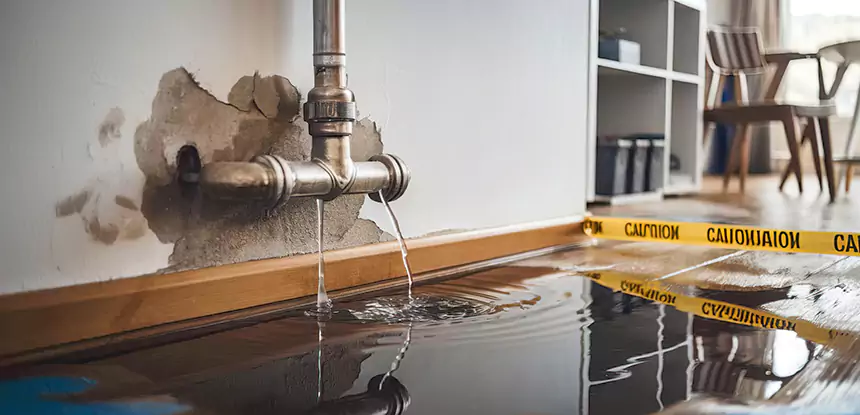 Burst Pipe Cleanup in Marble Hill