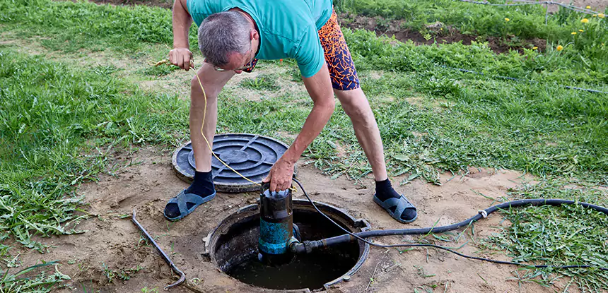 Outdoor Sewage Cleanup in Marble Hill