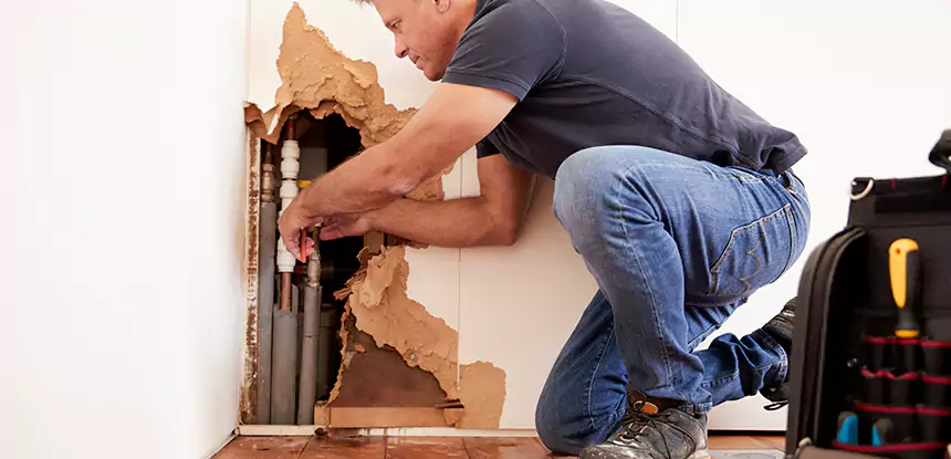 Broken Pipe Water Damage Repair in Marble Hill