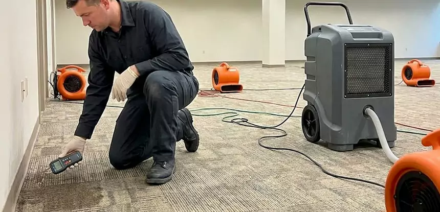 Drying Carpet Padding After Flood in Marble Hill
